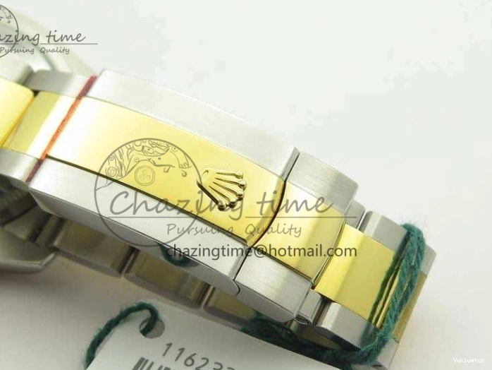 1:1 Diam 36mm SA3135 On YG SS Datejust V2 116234 Dial White Best Oyster DJF Com Bracelet Edition 0313